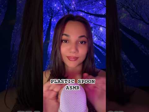 Plastic spoon Asmr 🎙️ #asmr #hsyasmr #asmrsounds #asmrvideo #recommendations #relax #fyp