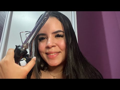 ASMR - FAZENDO CACHOS EM VOCÊ ✨💆🏻‍♀️