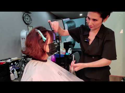 Korean Hair salon ASMR (visual and auditory activation) I hope you enjoy the long video!!