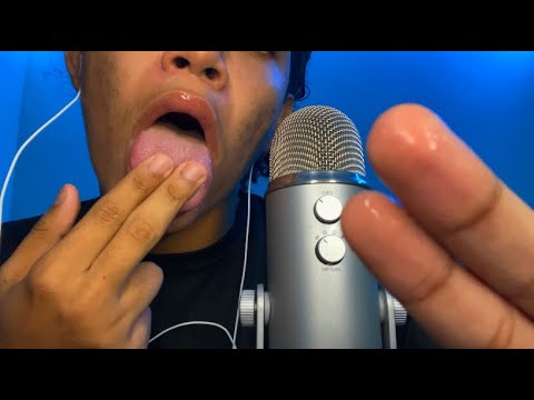 ASMR MALE SPIT PAINTING MOUTH SOUNDS 🎨