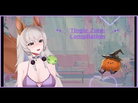 [VTUBER 3Dio ASMR] DEEP COMFY Binaural triggers! [NO TALKING]- Tingle Zone Compilation-10/26/23