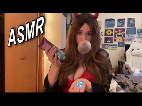 ASMR - Bubble Gum Chewing and Random Trigger Assortment w/ Lotion Sounds 🧴 