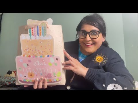 ASMR What I Got For My Birthday Crinkle Sounds Tapping and Scratching (Whisper)