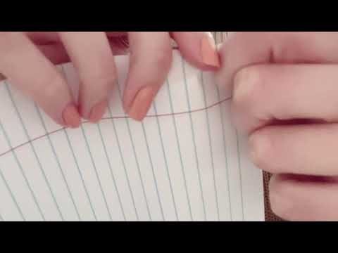 lofi asmr paper ripping sounds