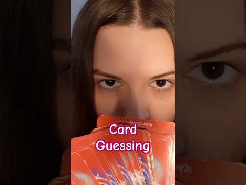 Card Guessing Game ASMR ♠️❤️#asmr #asmrshorts