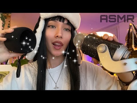 ASMR ☆ FAST & UNPREDICTABLE TINGLE ASSORTMENT (mic triggers, mouth sounds,..)