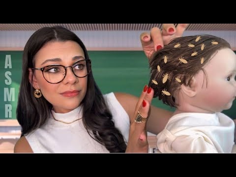 ASMR: Professora Tira Piolho Da Aluna Da Sala 🐛👩🏻‍🏫