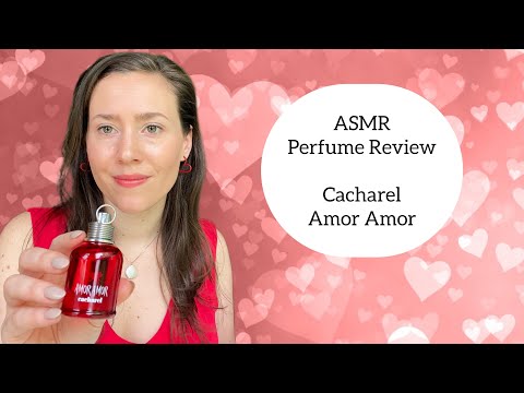 ASMR Perfume Review -  Cacharel Amor Amor - Glass Tapping & Whispers