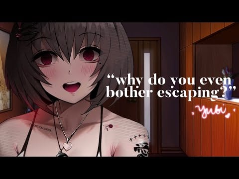 Your Yandere Crush caught you escaping once again | Crush x Unwilling Listener ASMR Roleplay [F4M]
