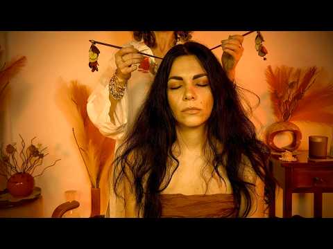 ASMR Persona Reale  PULIZIA ENERGETICA | |MASSAGGIO RILASSANTE alla TESTA, Collo e Spalle