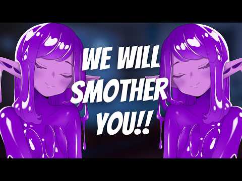 Slime girl twins cover their sick master in their slime  [FF4A] [ASMR] [Personal attention]