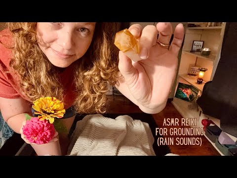 ASMR Reiki & Massage for Grounding🌼Rain Sounds | Full Body POV | Strengthen Your Root Chakra