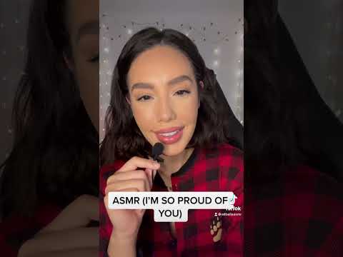 ✨ASMR (I’M SO PROUD OF YOU)