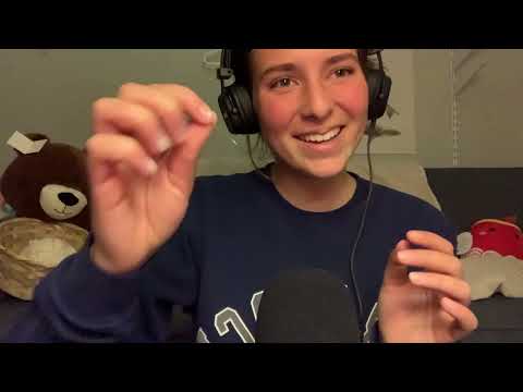 ASMR taking pins out of you   mic sounds, mouth sounds, head massage