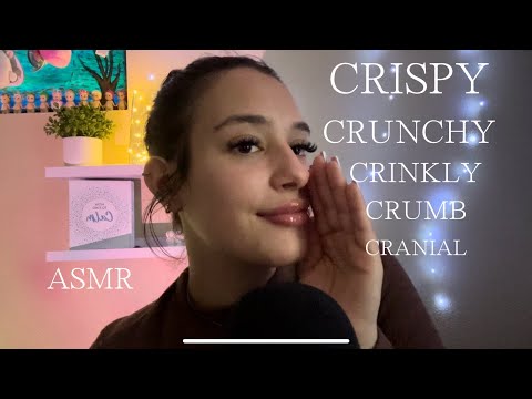 CrunchyR ASMR~You WILL get tingles (MOUTH SOUNDS +HAND MOVEMENTS)