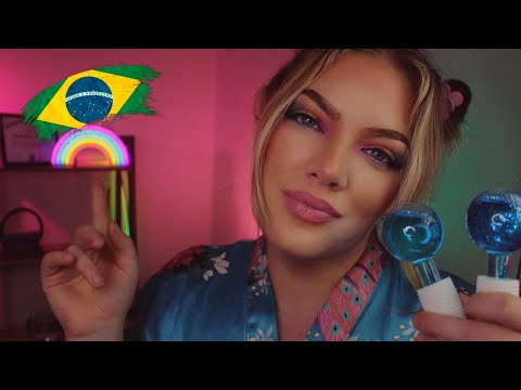 ASMR no SPA Arco Iris 🌈 Tratamento Satisfatório de Beleza e Relax com Massagem e Limpeza da Pele