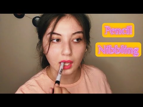 Asmr | Pencil Nibbling Asmr | Pencil Noms | Licking Asmr | Rahatlatıcı Asmr | Türkçe Asmr |
