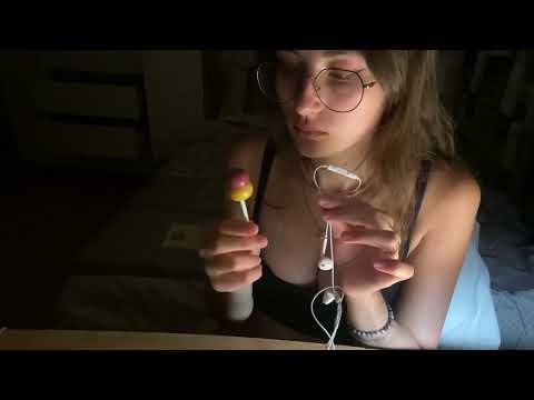 ASMR licking lollipop АСМР ликинг леденец