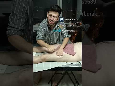 POST-SPORTS MASSAGE THERAPY FOR QUADRICEPS #satisfying #relaxing #asmr #shorts