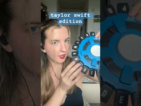 do you know more TS songs than me??? #asmr #interactive #taylorswift