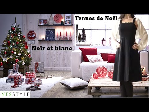 ASMR * Tenues de Noël * noir et blanc * YesStyle