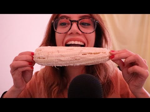 ASMR comiendo elote preparado 🌽