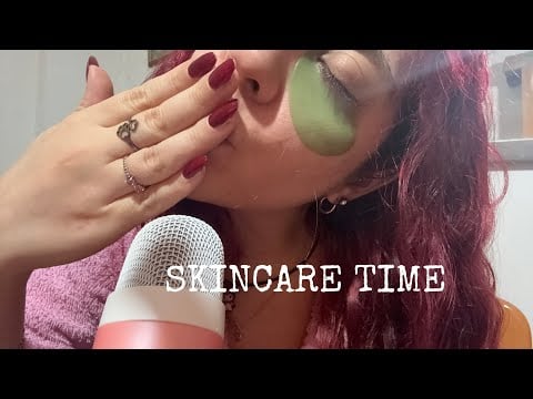 ASMR ITA| TI FACCIO LA SKINCARE 
