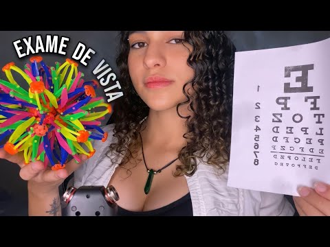 ASMR | EXAME DE VISTA - ROLEPLAY: OFTOMOLOGISTA⚕️