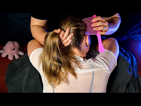 Deep Sleep GUARANTEED: ASMR Hair Brushing Sounds for Insomnia Relief (No Talking)