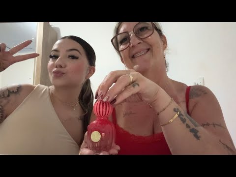 minha mãe fazendo ASMR pela primeira vez 