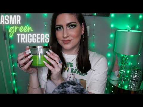 ASMR | Green Triggers🍀💚