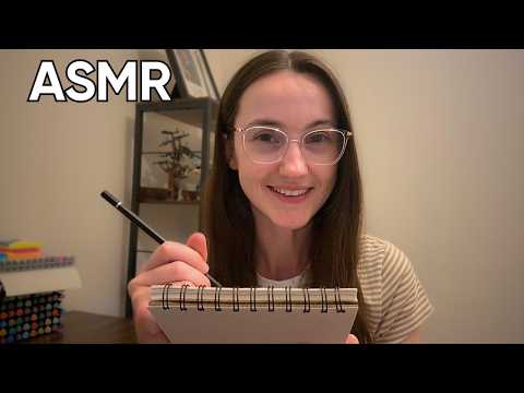 ASMR Gently Sketching You (Whispered)