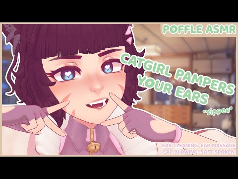 [ASMR] Catgirl Pampers You & Tingles You To Sleep