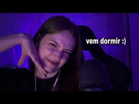 ASMR te fazendo DORMIR em menos de 20 MINUTOS! 💤 (gatilhos que eu quase nunca uso)