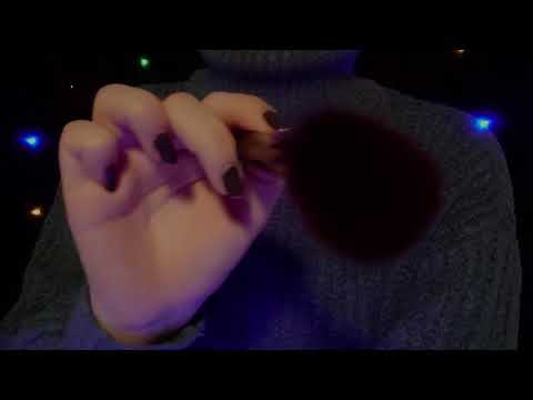 ASMR - Face Brushing (With Brushing Sounds) [No Talking]