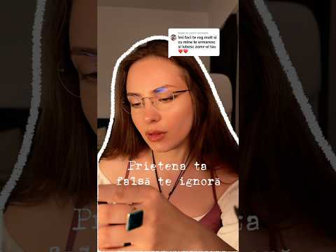 ASMR in Romana 🇷🇴 Prietena ta falsa te ignora 📱 #asmr #asmrsounds #asmrvideo #asmrshorts #romana