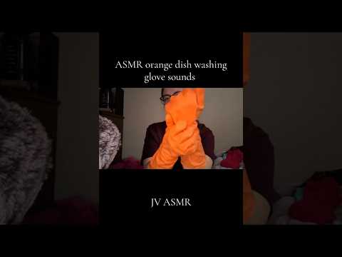 Orange gloves 🧡 #asmr #relax #gloves #asmrgloves #asmrtriggers #asmrvideos  #asmrsounds #tingles