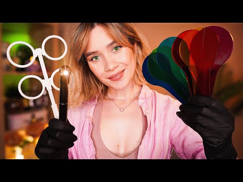 😏 АСМР ФОКУСИРУЙ СВОЕ ВНИМАНИЕ для Проверки Зрения 👁 asmr sleep focus eye exam