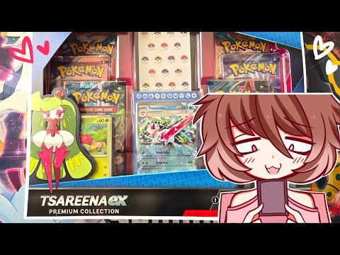 Relaxing Pokémon Card Opening ♥ Tsareena ex Box!