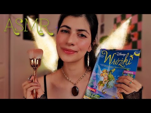 ASMR po polsku NOCOWANIE U WRÓŻKI roleplay 🧚🏻 (makijaż, gazetka)