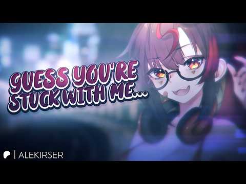 ASMR || Your Friend’s Older Sister Misses the Last Train… Now It’s Just You Two [Friends to Lovers]
