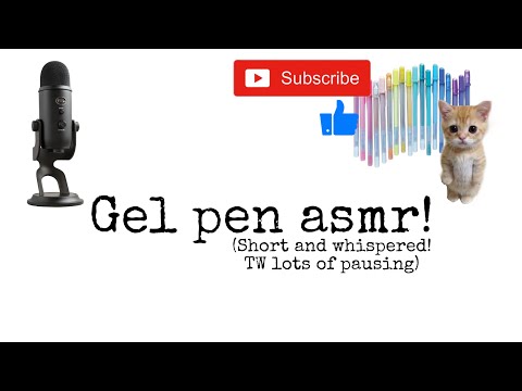 Kitty Gelpen set (asmr Tw loud pausing)