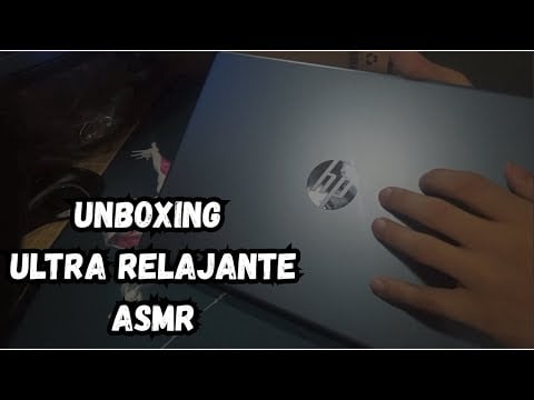 ASMR UNBOXING Laptop HP para que duermas tranquilamente