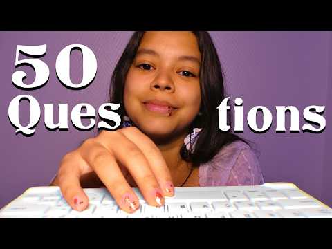 Je Te Pose 50 Questions 🧐💻 | ASMR FR (chuchotement et clavier)