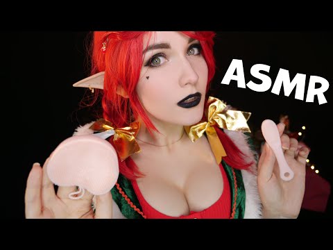 АСМР Рождественский салон 🎄 ASMR Christmas beauty salon