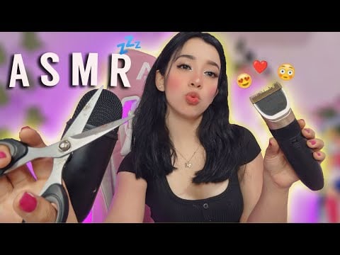 ASMR |  Novia  te CORTA el CABELLO para dejarte perfecto ✂️✨ (Roleplay)