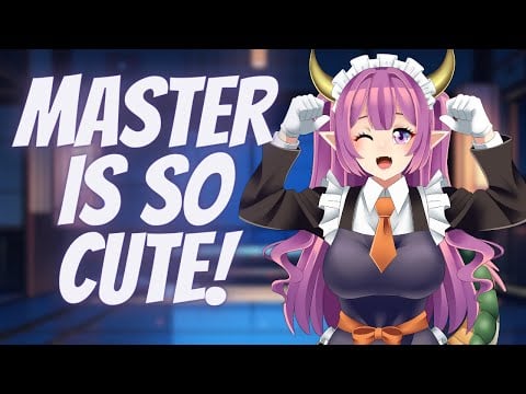 Flirty dragon maid pampers you with ASMR (F4A) [ASMR roleplay] [Monster girl] [Binaural] [Comfort]