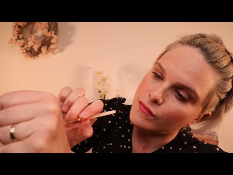 A Realistic ASMR Makeup, Skin Prep & Brow Tidy