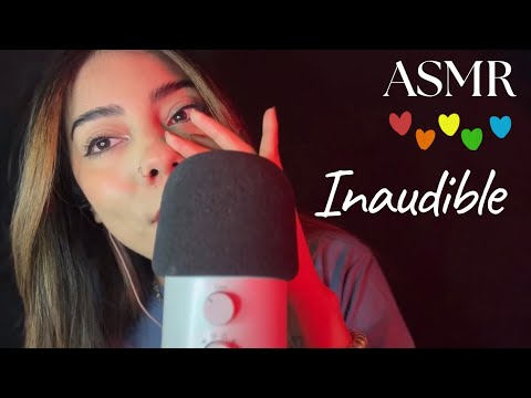 ASMR ☆ INAUDIBLE CERCA DEL MICRO + VISUALES 💗