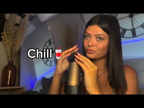 ASMR🌙viens te relaxer (scratching,tapping et visuel)😍🥤#asmr